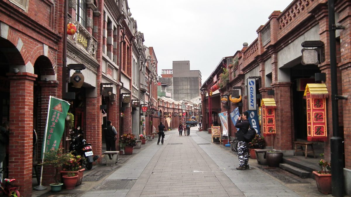 新北市三峽民權老街街景